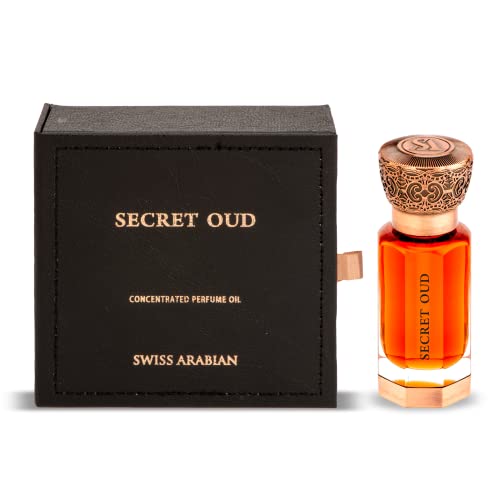 Swiss Arabian Secret Oud - Luxury Products From Dubai - Long Lasting And Addictive Personal Perfume Oil Fragrance - A Seductive, Signature Aroma - The Luxurious Scent Of Arabia - 0.4 Oz