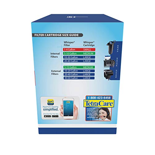 Tetra Whisper Bio-Bag Filter Cartridges For Aquariums - Unassembled