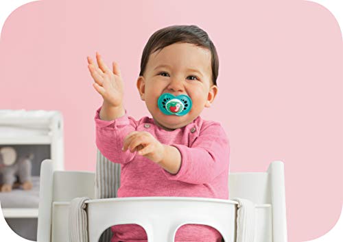 MAM Original Baby Pacifier, Nipple Shape Helps Promote Healthy Oral Development, Sterilizer Case, 2 Pack, 16+ Months, Animal/Boy