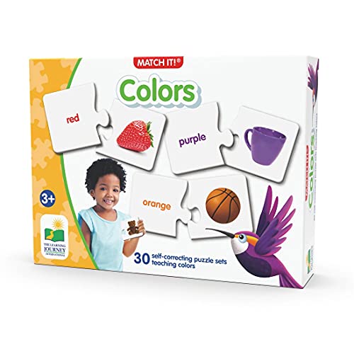 The Learning Journey: Match It! - Colors - 30 Piece Self-Correcting Color Matching Puzzle - Color Matching Games for Toddlers Ages 3 and Up - Award Winning Toys