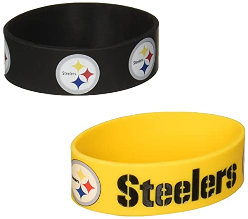 NFL Chicago Bears Silicone Rubber Bracelet, 2-pack