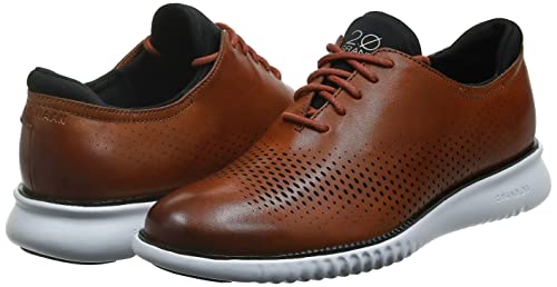 Cole Haan Mens 2 Zerogrand LSR Wing British Tan/Black/Ivory 8 D - Medium