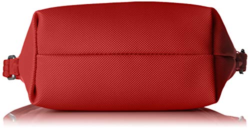 Lacoste Women's Xs Shopping cross body handbags, High Risk Red, One Size US