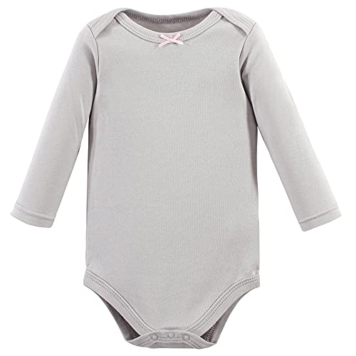 Hudson Baby Unisex Baby Cotton Long-Sleeve Bodysuits Gold Unicorn, 9-12 Months