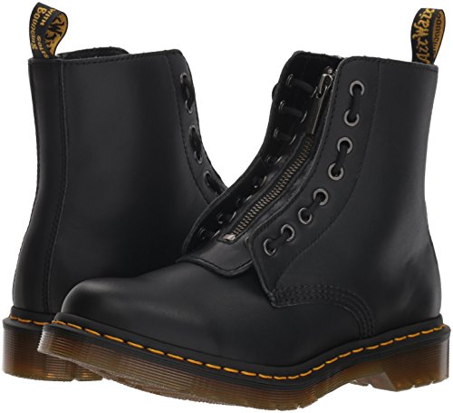 Dr. Martens womens 1460 Pascal Frnt Zip Nappa Mid Calf Boot, Black, 5 US