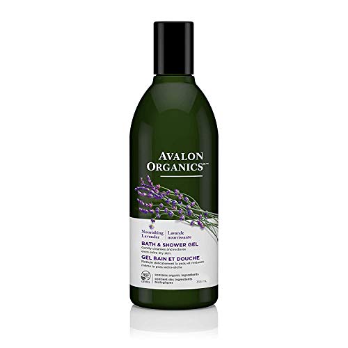 Avalon Organics Bath and Shower Gel, Nourishing Lavender, 12 Oz