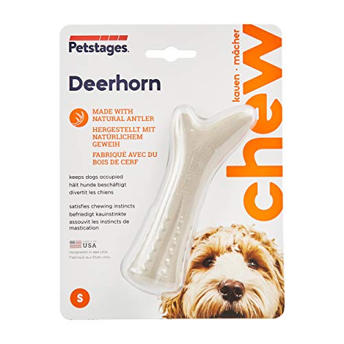 Petstages Deerhorn Antler Alternative Dog Chew Toy, Small