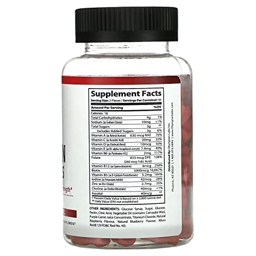 Olympian Labs Hair Vitamin | Rich in Vitamins and Minerals | 60 Count