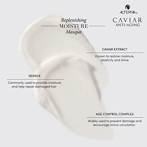 Alterna Caviar Anti-Aging Replenishing Moisture Masque, | Replenishes Dry, Coarse, Damaged Hair | Sulfate Free , 5.7 Ounce (Pack of 1)