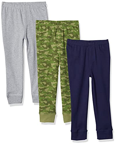 Luvable Friends Unisex Baby Cotton Pants, Camo, 2 Toddler
