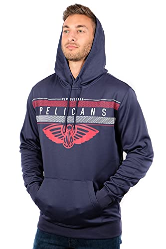 Ultra Game NBA Men's Fleece Midtown Pullover Sweatshirt, Team Color, Medium