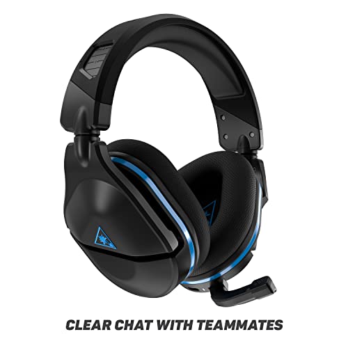 Turtle Beach Stealth 600 Gen 2 Wireless Gaming Headset for PlayStation 5, PS4 Pro, PS4 and Nintendo Switch with 50mm Speakers, 15-Hour Battery life, Flip-to-Mute Mic, and Spatial Audio - Black (Renewed)