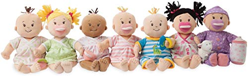 Manhattan Toy Baby Stella Black Hair Soft First Baby Doll, 15-Inch