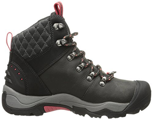 KEEN Women's Revel III Winter Boot, Black/Rose, 6.5 M US