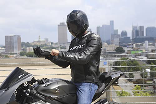 VCAN VX Lightweight Full Face Motorcycle Street Bike Helmet with Extra Tinted Visor DOT and ECE 22.05 Approved (Gloss Black, X-Large)