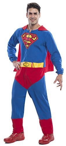 Rubie's Men's Dc Comics Superman One-piece Jumpsuit Adult Sized Costumes, As Shown, Standard US