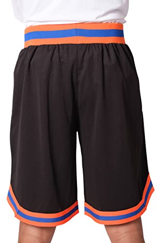 Ultra Game NBA New York Knicks Mens Woven Basketball Shorts, Team Color, XX-Large