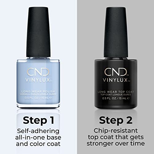 CND Vinylux Longwear Blue Nail Polish, Gel-like Shine and Chip Resistant Color, 0.5 Fl Oz
