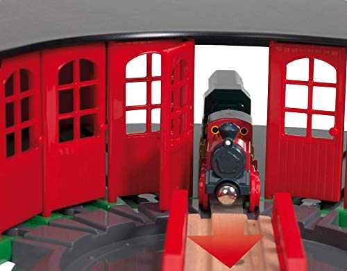 BRIO World - 33736 Grand Roundhouse | 2 Piece Toy Train Accessory for Kids Age 3 and Up