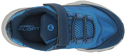 Merrell Moab Speed Low Alternative Closure Waterproof Hiking Sneaker, Blue, 5 US Unisex Big Kid