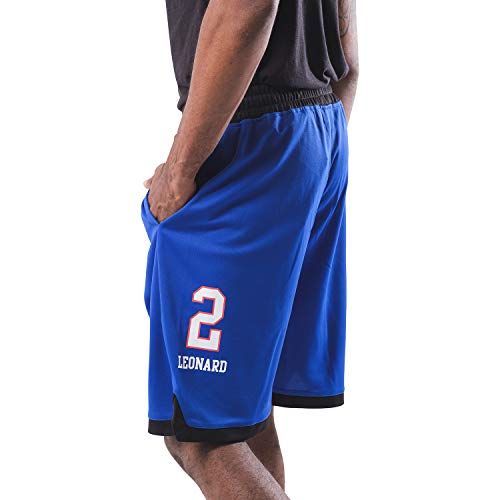 Ultra Game NBA Los Angeles Clippers - Kawhi Leonard Mens Active Mesh Basketball Short, Team Color, Large