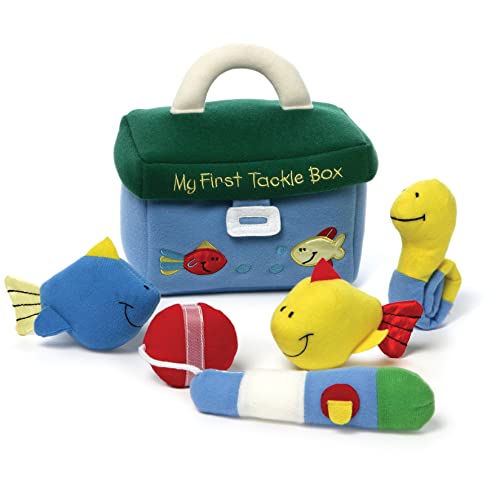 GUND Baby My First Tackle Box Stuffed Plush Playset, 5 Pieces