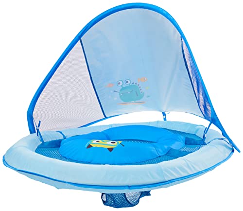SwimWays Baby Spring Float Sun Canopy - Blue Sea Monster