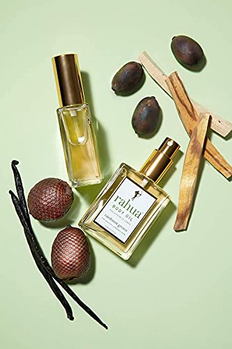 Rahua Body Oil 2 Fl Oz, with Omega-3 and Omega-9 Fatty Acids, Antioxidants, Carotenoids, and Vitamins C and E for deep moisturize and heal dry skin, hydrating body oil is, Best for all skin types