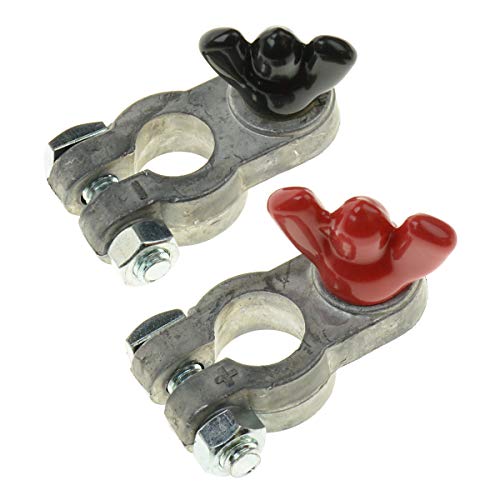 Shoreline Marine Terminals Battery Kit | Easy to Install | 5/16' Negative Terminal and 3/8' Positive Terminal