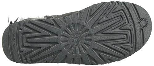 UGG Women's Bailey Bow II Boot, Grey, 5