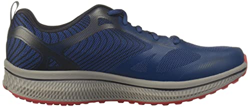Skechers Men's GOrun Consistent-Athletic Workout Running Walking Shoe Sneaker with Air Cooled Foam, Navy/Red 2, 8.5
