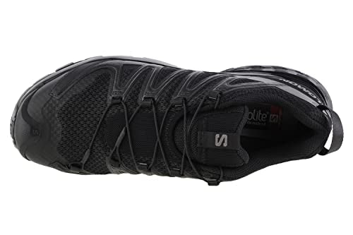 Salomon XA PRO 3D V8 Trail Running Shoes for Men, Black/Black/Magnet, 10.5