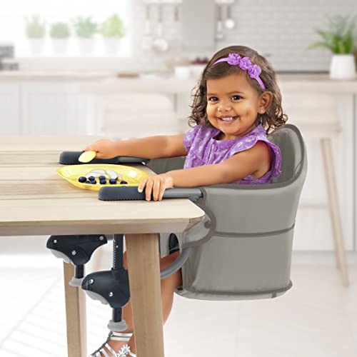 Chicco Caddy Hook-On Chair, Portable High Chair for Babies and Toddlers, for Children up to 37 lbs, Lightweight, Compact Fold | Nature/Grey