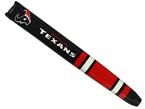 Team Golf NFL Houston Texans Golf Putter Grip Golf Putter Grip with Removable Gel Top Ball Marker, Durable Wide Grip and Easy to Control