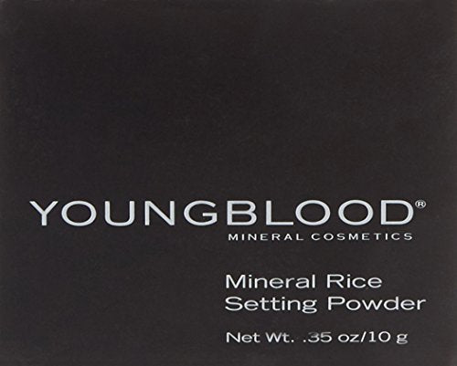 Youngblood Clean Luxury Cosmetics Loose Mineral Rice Setting Powder, Dark | Matte Natural Translucent Loose Face Finishing Setting Powder Foundation | Vegan, Cruelty-Free, Paraben-Free