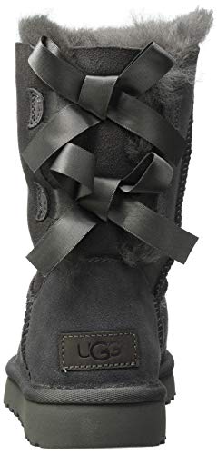 UGG Women's Bailey Bow II Boot, Grey, 6