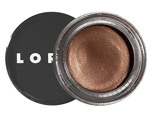 LORAC Lux Diamond Crème Eye Shadow | Metallic Shimmer Eyeshadow Powder | Suede Brown