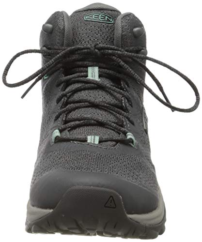 KEEN Women's Terradora 2 Waterproof Mid Height Hiking Boots, Magnet/Ocean Wave, 7