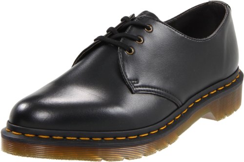 Dr. Martens Gibson 1461 Vegan Oxford,Black,4 UK (5 M US Men's/6 M US Women's)
