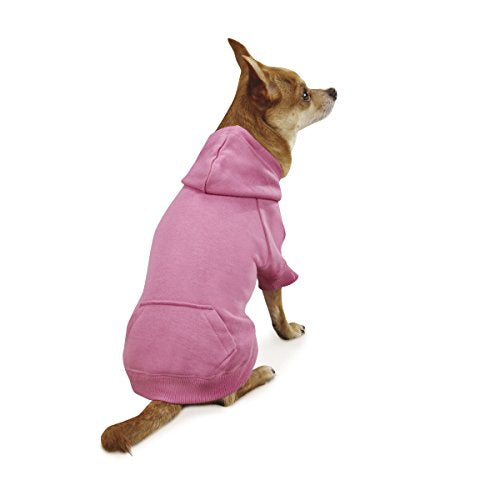 Casual Canine Basic Hoodie for Dogs, 8' XS, Pink