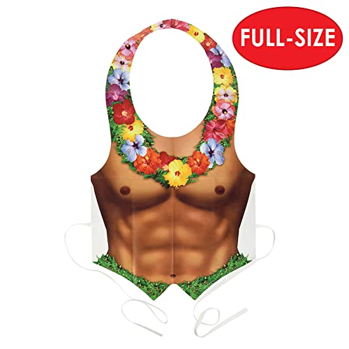 Pkgd Plastic Hula Hunk Vest Party Accessory (1 count) (1/Pkg)