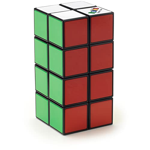 Rubik’s Tower, 2x2x4 Complex Color-Matching Puzzle Travel Problem-Solving Cube Challenging Brain Teaser Fidget Toy, for Adults and Kids Ages 8 and up