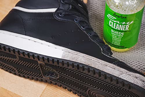 Angelus Shoe Cleaner Kit - Easy Cleaner Kit For Sneakers - Safe on all Fabrics- Made in USA- 8oz