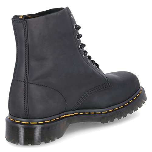 11 Dr. Martens Men's 1460 Pascal 8 Eye Boot Fashion, Black Waxed Full Grain Leather