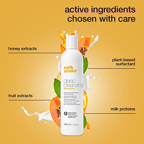milk_shake Deep Cleansing Shampoo - SLES Free Deep Cleaning Shampoo to Remove Buildup, 33.8 fl. oz.