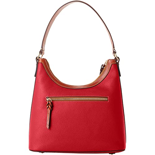 Dooney and Bourke Handbag, Pebble Grain Hobo Shoulder Bag - Red
