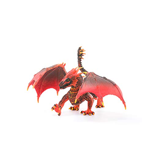 Schleich Eldrador Creatures Lava Dragon Toy Action Figurine for Kids Ages 7-12