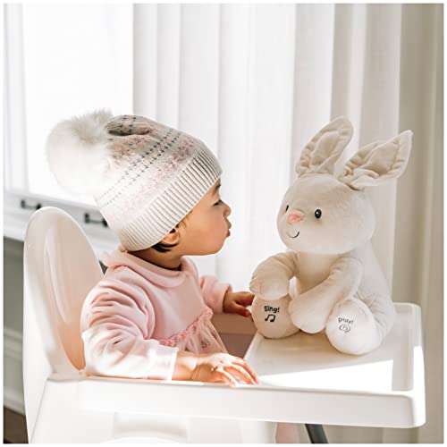 GUND Baby Flora The Bunny Animated Plush Stuffed Animal Toy for Baby Girls and Boys, Cream, 12' (Styles May Vary)