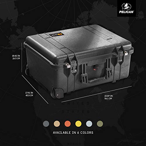 Pelican 1560 Case With Foam (Black)