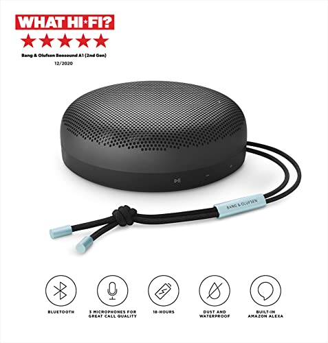 Bang and Olufsen Beosound A1 (2nd Generation) Wireless Portable Waterproof Bluetooth Speaker with Microphone, Sport